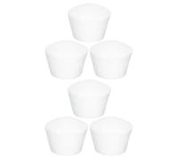 GRIRIW Cake Dummies 6pcs Foam Material Reusable Fake Cupcake Models for Practicing Cake Decorating at Party or Home Use