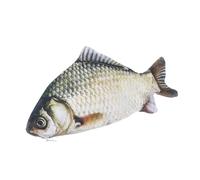 GRIRIW Capacity Fish-Shaped Pencil Bag Multifunctional Polyester Pen Pouch Creative Stationery Holder for School Office Travel and Cosmetic Use Funny Imitation Fish Design