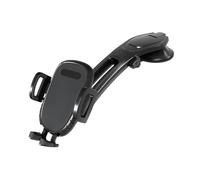 GRIRIW Car Phone Holder with Rotation Suction Cup Mount Adjustable Auto Suction Cup Phone Stand for Secure Single Hand Operation Black Car Accessory