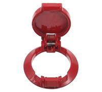 GRIRIW Car Push Button Cover Zinc Alloy One-key Start Protection Cap Red Anti-scratch Ignition Switch Cover for Cars Suvs Start Stop Engine Button Trim