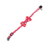 GRIRIW Cat Collar Christmas Snowman Theme Bell Pet Bow Chain Themed Kitten Collar