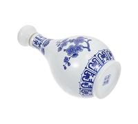 GRIRIW Ceramic Chinese Wine Bottle Comfortable Cup Edges and Burr-free Design, for Restaurants and Hotels, Reusable Storage Jar and Decorative Sake Pot for Home and Dining Random Color