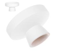GRIRIW Ceramic Planter Bowl for Plants, Self Watering Retro Flower Pot | White Finish, Multi Plant Compatible, Suitable for Asparagus Fern, Artificial Flowers, Living Rooms and Shelf Display
