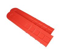 GRIRIW Chainsaw Guide Bar Scabbard Cover Plastic Universal Fit 3pcs Chain Saw Bar Protective Case Ultra-Lightweight for Forestry Work and Extensive Logging Sessions