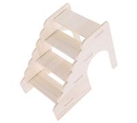 GRIRIW Climb Ladder Toy for Small Pets Chinchilla Hamster Training Ladder Easy to Install Odor Design for Cage Decoration and Playtime