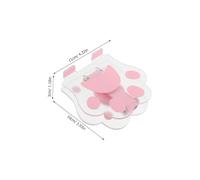 GRIRIW Collapsible Rotating Desk Phone Holder Stand Sakura Pink Foldable Lazy Mobile Holder with Stable Base for Office Home Live Streaming Compatibility