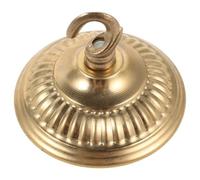 GRIRIW Copper Chandelier Hanging Hook with Heavy Duty Mounting Plate, Universal Compatibility, Lasting Performance and Corrosion Resistance for Pendant Fixture and Home DIY Projects