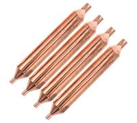 GRIRIW Copper Tube Refrigeration Filter Dryer Efficient Single Tube Dryer 4pcs for, Universal Fit Design Easy Installation for Food Freshness Refrigerator and Freezer Systems