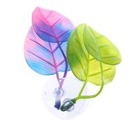 GRIRIW Create a Fish Tank Paradise 2pcs Silk Betta Leaves Fish Tank Resting Spot