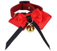 GRIRIW Decorative Red Bow Tie Collar for Pet Birds, Handmade Chick and Goose Neck Accessory, Cute Bird Bow Tie for Parrots and Small Poultry