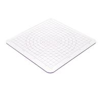 GRIRIW DIY Clay Acrylic Discs Clay Board Rolling Board White Acrylic Lightweight Ergonomic Design Round Corner Convenient to Use for DIY Pottery Tools