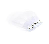GRIRIW Dog Wedding Cosplay Veil Pet Bridal Veil Clip for Birthday Pet Party Puppy Accessories