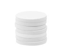 GRIRIW Double Sided Adhesive Glue Stickers Tape White 100pcs Foam Strong Bonding for Materials, 28x3mm Size for Home Decoration and Office Use