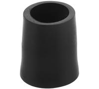 GRIRIW Durable Black Rubber Crutch Feet Tips Replacement for Walking Stick, Outdoor Use Mobility Accessory for Disabled and Elderly