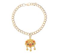 GRIRIW Elegant Metal Pet Necklace Bell Longevity Lock Charm Adjustable for Cats Dogs Festive Pet Dec