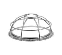 GRIRIW Explosion-Proof Lampshade Guard Pendant Lamp Protector Vintage Bulb Guard Iron Wire Lampshade Sturdy Metal Mesh Decorative Cover for Home Lighting