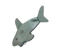 GRIRIW Fashion Green Pu Shark Cross Body Bag for Ladies with Adjustable Shoulder Strap, Comfortable the Touch, Animal Shaped Bag for Daily Use