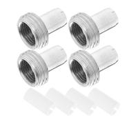 GRIRIW Fiber Optic Light Source Repair Kit with 7mm Ceramic Core and Metal Ferrule Tip, 4pcs Fiber Optic Maintenance Tools Set for Inspection and Connector Sleeve Replacement