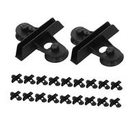 GRIRIW Fish Tank Divider Clips Aquarium Partition Suction Cup Holder Fish Tank Supplies Gravel Divider Black 20pcs Set