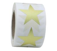 GRIRIW Five-pointed Star Reward Stickers Roll 500pcs Gold Star Stickers Self-adhesive Boys and Girls for Classroom and Student Incentives