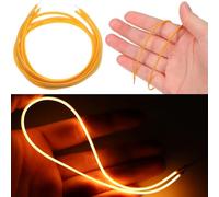 GRIRIW Flexible LED Filament Light Bulb 300mm Soft 3v Warm Indoor Lighting Source Suitable for Home and Decorative Use