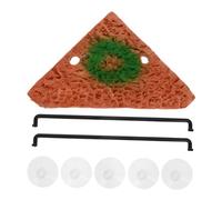 GRIRIW Floating Island Turtle Climbing Aquarium Hideaway Rocks Turtle Ornament Pet Terrace