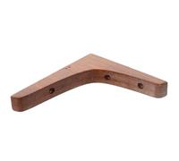 GRIRIW Floating Shelf Supporting Holder Heavy Duty Shelf Bracket Bamboo Wood L Corner Brackets Strong Bearing Capacity Lightweight for Home and Office