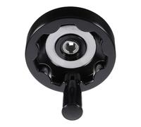 GRIRIW Foldable Bakelite Hand Wheel Revolving Handle for Drill Press Tailstock Liquid Filling Equipment Workshop Settings