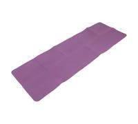 GRIRIW Foldable Tpe Yoga Mat Non-Slip 183X61X0.6Cm Portable Exercise Mat for Travel Pilates Fitness with Knee Protection Dual Color Purple and Pink