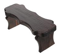 GRIRIW Foot Stool for Lightweight and Stable Wood Japanese Style Low Step Stool Wooden Footrest with Retro Design Suitable for Shower and Tea Room Use