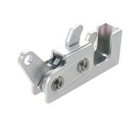 GRIRIW Galvanized Steel Metal Rotary Latch for Rv Storage and Trailer Doors, Press Latch Hardware Structure with Flush Mount, Reduces Glare and Compatible with Electrical Compartments