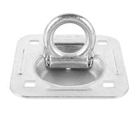 GRIRIW Galvanized Steel Truck Tie Down Ring Large D-Ring Flush Mount Recessed Pull Handle for Cargo Securing and Container Floor Lashing, Heavy Duty Anchor Suitable for Trailer and Truck