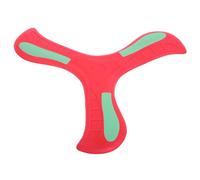 GRIRIW Glow Night Boomerang for, Soft Sturdy Flying with Safe Silicone Material, Red Color Outdoor Catch Game for Boys and Backyard Playset