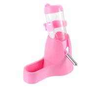 GRIRIW Guinea Pig Hamster Water Fountain Plastic Water Bottle Automatic Feeder No Corner Design Easy to Clean