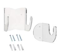GRIRIW Guitar Rack Clear Acrylic Wall Mount Guitar Storage Stand Wall Mounted Hook Holder Suitable for String Instruments Display
