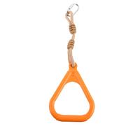 GRIRIW Gymnastic Rings for Short Straps and Buckles Portable Exercise Rings for Strength Training Pull Ups and Dips Indoor Outdoor Fitness Equipment for Childrens Active Play and
