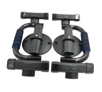 GRIRIW H Type Multifunction Grip Bars with Suction Cups for Home Gym Indoor Fitness Non Slip and Crunches Training Tool for Upper Body Muscle Development Blue