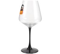 GRIRIW Halloween Pumpkin Wine Goblet Transparent Glass Cocktail Cup for Party Bar Use Simple Elegant Design Easy to Hold and Clean Suitable for Wine and Cocktails Celebration