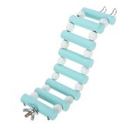 GRIRIW Hamster Wooden Ladder Swing Chinchilla Cage Ladders Rat Toys Pet Climbing Platform Safe Sturdy for Small Pets