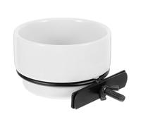 GRIRIW Hanging Ceramic Bird Feeding Bowl for Parrots Detachable Food and Water Cups for Bird Cages for Home and Garden