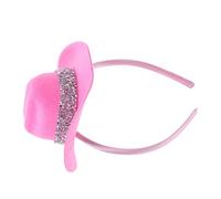 GRIRIW Hat Polyester Mini Headband and Women Pink Fascinator Top Vintage with Secure Grip Party Accessory for Carnival Dress up Events