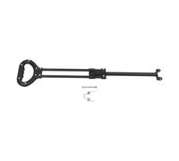 GRIRIW Heavy Duty Wagon Pull Handle Replacement with Spring, Adjustable 19-27.6" Telescopic Rolling Cart Handle for Folding Wagon Cart and Camping Trolley, Space Saving and Wide