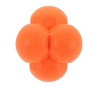 GRIRIW Hexagonal Reaction Training Ball 7Cm Orange Agility Speed Reflex Hand-Eye Coordination Exercise Ball for Soccer Baseball Boxing Training