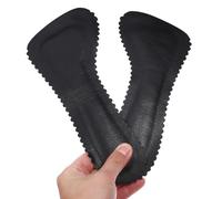 GRIRIW High Heel Inserts for Women Sweat Absorbing Self-Adhesive Leather Shoe Cushions for Women Summer Sandals and Court Heels Black