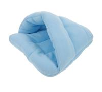 GRIRIW Indoor Pet House Warm Slipper-shaped Guinea Pig Hidey Hut with Thermal Insulation for Small Animals Soft Washable Cave Bed for Hamsters Rats Mice Chinchillas Cozy Winter Cat Bed