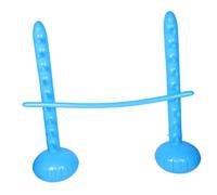GRIRIW Inflatable Limbo Stick for PVC Outdoor Backyard Party Game Interactive Physical Activity Blue for Boys and Family Fun Indoor and Social Gatherings