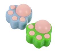 GRIRIW Interactive Cat Toys 2 Pack Catnip Licking Balls Catnip Toys for Cats Edible Mint Balls for Kitten Play