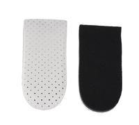 GRIRIW Invisible Height Increase Insoles Half Pad Black 1 Pair Eva Cotton Shoe Heel Lift Pads Shockproof Heel Relief for Men and Women