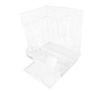 GRIRIW Iron Birdcage Parrot Cage for Bird Portable Bird Cage for Travel Wire Mesh