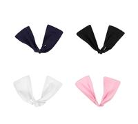 GRIRIW Iron Wire Hairbands 4pcs for Women, Cloth Material Hair Bun Maker with Smooth Texture, Easy to Put On and Take Off, Suitable for Exercise and Daily Fashion Outfits